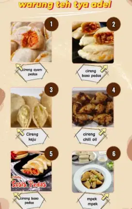 Cireng isi menul teh tya