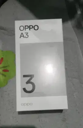 Oppo A3 white baru masi segel