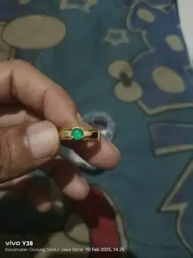 Batu Bacan ring size 5,5 cocok untuk pria atau wanita