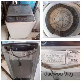 Mesin cuci otomatis DAEWOO 9kg  bekas bergaransi