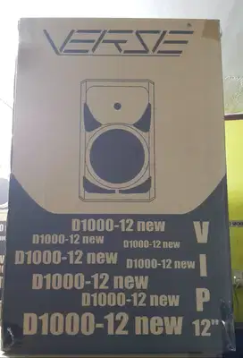 VERSE D1000-12 NEW- Speaker 12, 1200W VIP12 - Original Garansi Resmi