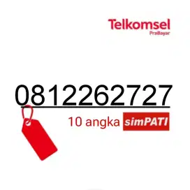Nomor cantik simpati 10 digit fresh telkomsel