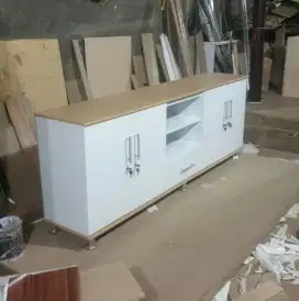 COD Meja TV cantik ukuran 2 meter harga murah