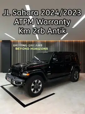 Jeep Wrangler JL Sahara ATPM 2.0 AT 2024 Hitam 4Door Nik 2023