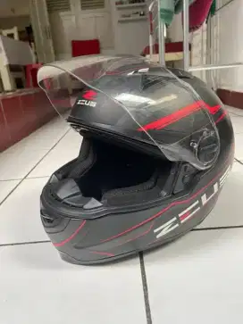 HELM Zeus ZS-811 AL12 Helm Full Face - Black Red
