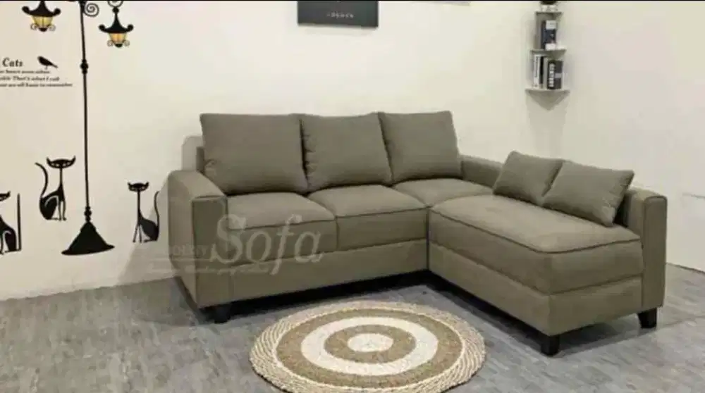 Sofa l putus minimalis