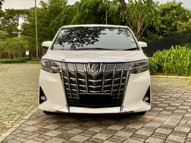 LOW KM 20RIBUAN!! TOYOTA ALPHARD 2.5 G AT TSS 2022 PUTIH BENSIN