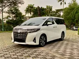 LOW KM 20RIBUAN!! TOYOTA ALPHARD 2.5 G AT TSS 2022 PUTIH BENSIN