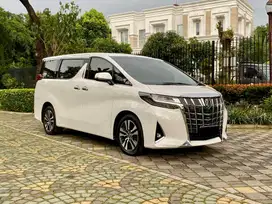 LOW KM 20RIBUAN!! TOYOTA ALPHARD 2.5 G AT TSS 2022 PUTIH BENSIN