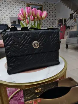 Tas Selempang office kulit Asli berkualitas motif verson