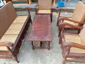 1 Set Kursi Kayu Jati