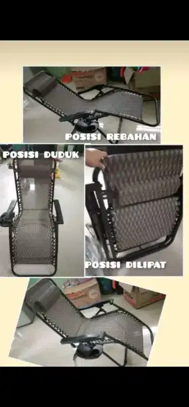 Kursi Santai Lipat Portable Anti Jatoh Sangat Kokoh Best Seller