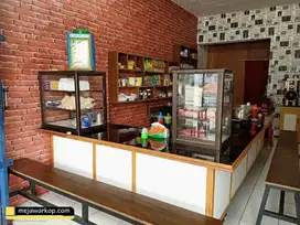 Meja Warkop Kasir Bar Warung dan Kedai Kopi