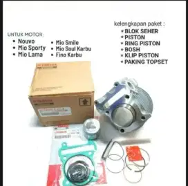 BLOK SEHER+TOPSET MIO SPORTY MIO SOUL MIO SMILE FINO ISI KOMPLIT 5LW