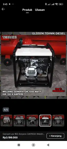 Welding generator 1000 watt