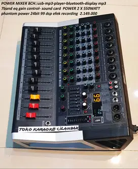 jual power mixer 8ch