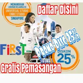 Promo terbaru Firstmedia pasang Internet wifi First Media