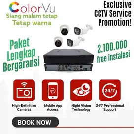 CCTV PAKET LENGKAP FULL COLOR 2JT AN