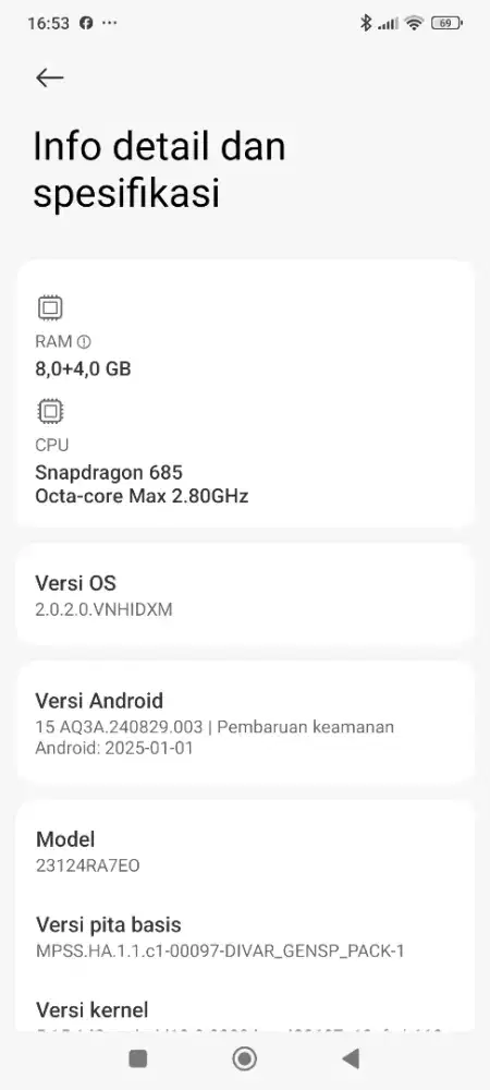 Jual cepat Redmi not 13