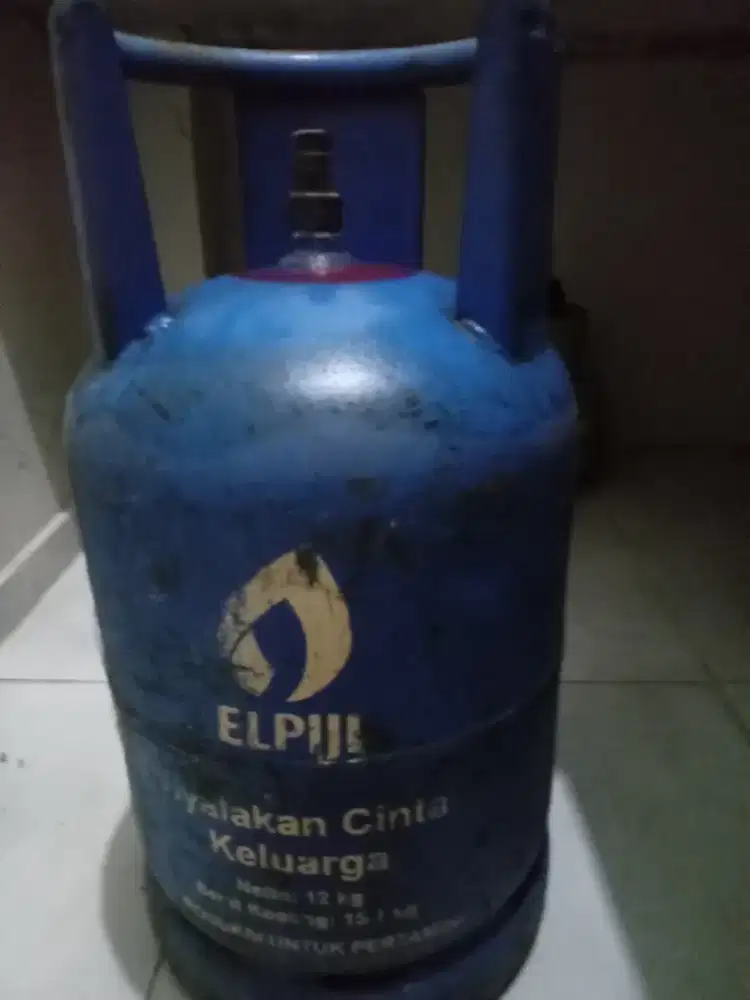Tabung Gas LPG 12 kg biru  100% asli Pertamina