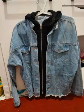 jaket jeans untuk cewe/cowo bisa