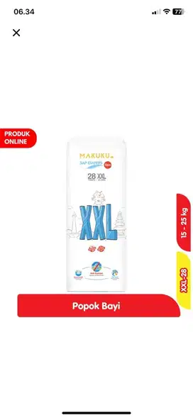 Pempes makuku xxl sap 2 bal