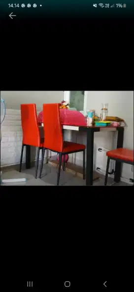 Meja makan second