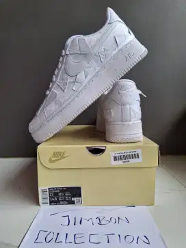 BU Cepattt Nike Air Force 1 low Billie Eilish Triple White Rare item