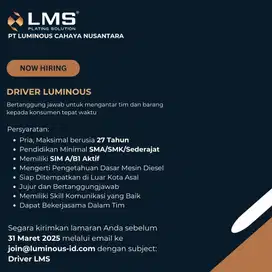 Driver PT. Luminous Cahaya Nusantara