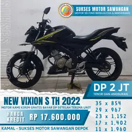 DP mulai dari 2JT Ready VIXION S TH 2022 yuk sikat nih barang cakep