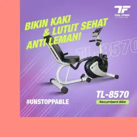 Sepeda statis recumbent TL-8570 alat kesehatan CBS-491