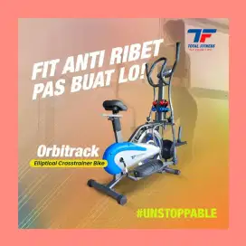 Sepeda statis Orbitrack Plate 5 in 1 alat fitnes WSJ-976