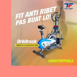 Sepeda statis Orbitrack Plate 5 in 1 alat fitnes WSJ-976