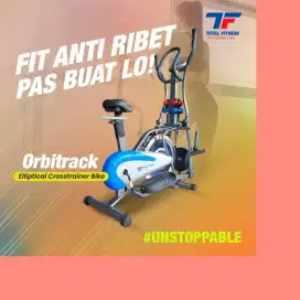 Sepeda statis Orbitrack Plate 5 in 1 alat fitnes WSJ-976
