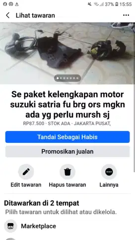 Se paket kelengkapan utk sepeda/Motor brg ors mgkn ada yg perlu murah