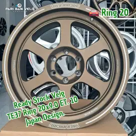 Ready Stock Velg TE37 Ring 20x9.0 ET. 10
Japan Design.