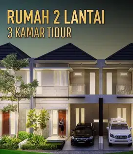 Rumah Cluster 2 lantai 360 juta