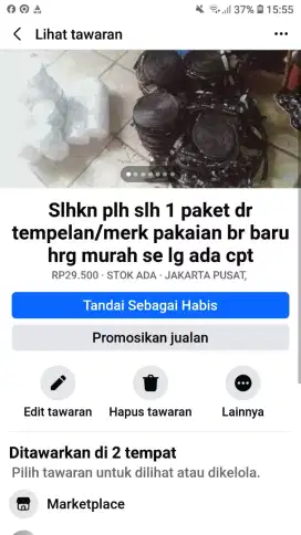 Slhkn plh slh 1 paket dr kelengkapan tempel pakaian wanita dll brg br
