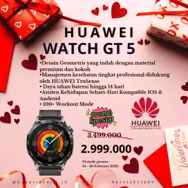 HUAWEI WATCH GT 5 BLACK PROMO CASHBACK 500K