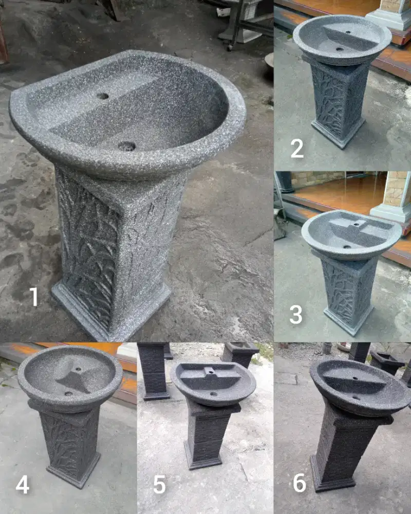 Wastafel cuci tangan melayani pesan antar bayar ditempat