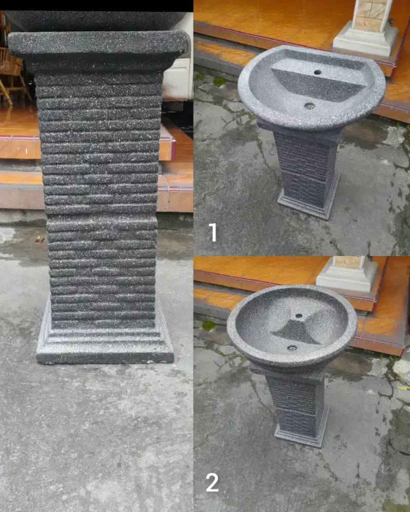 Wastafel cuci tangan melayani pesan antar bayar ditempat