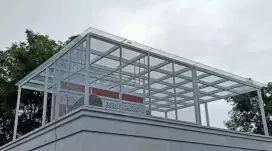 Canopy Kaca 8,10,12 Mili Polos