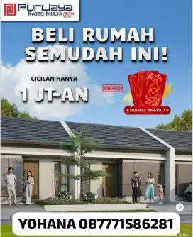 Rumah Cluster cicilan 1,5juta