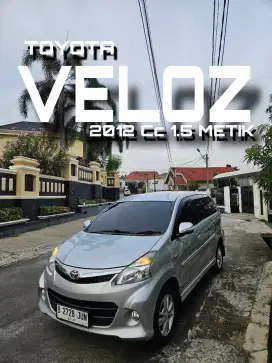 Toyota avanza veloz 2012 Cc 1.3 metik full istimewa tinggal pakai