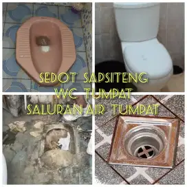 JASA  SEDOT SAPSITENG. WC TUMPAT. SALURAN AIR TUMPAT. WASTAFEL TUMPAT