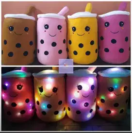 Boneka Lucu Boba Jumbo LED Kedip
