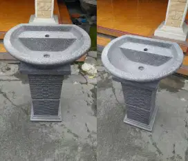 Wastafel cuci tangan melayani pesan antar bayar ditempat