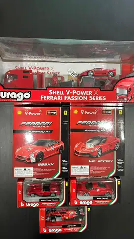Diecast Burago SHELL Ferrari Passion Series