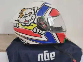 Helm AGV asli Luca Marini Moto GP Double Visor