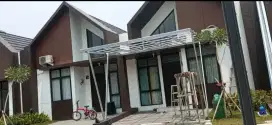 Kanopi besi hollo dan kanopi baja ringan